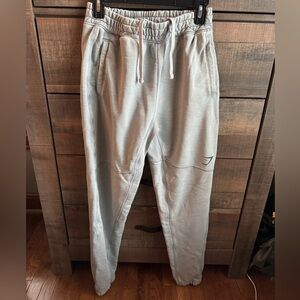 Gymshark light grey jogger; xs
